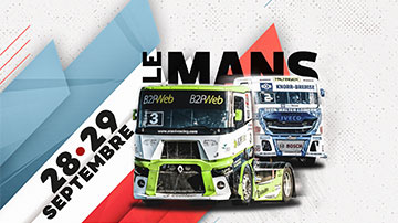 Affiche des 24 h du Mans Camion les 28 et 29 septembre